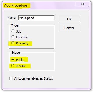 VBA insert new method